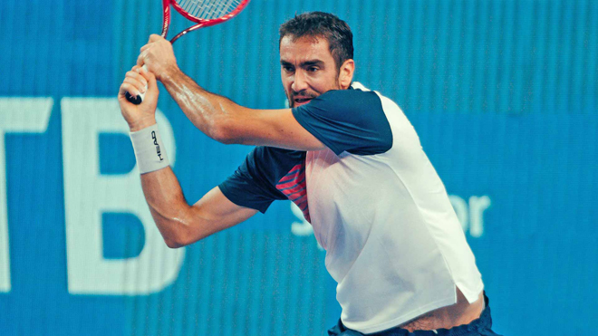 Hạt giống số 6 Marin Cilic đã chơi tốt trong trận đấu thứ 2 của mình ở Kremlin Cup năm nay