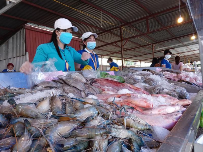 Thuỷ hải sản đa dạng các chủng loại.