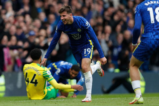 Mason Mount lập hat-trick ấn tượng trong ngày Chelsea đại thắng Norwich City 7-0