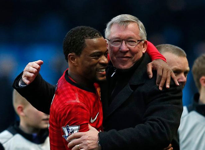 Patrice Evra là một trong những hậu vệ xuất sắc nhất của MU thời hoàng kim dưới sự dẫn dắt của cựu HLV Sir Alex Ferguson