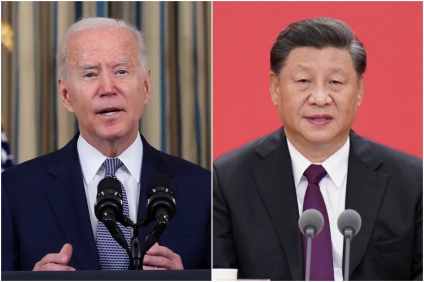 Tổng thống Mỹ Joe Biden (trái) và Chủ tịch Trung Quốc Tập Cận Bình. Ảnh:&nbsp;EPA-EFE