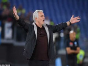 Bóng đá - HLV Mourinho nhận thẻ đỏ ở Serie A: Nổi điên đá chai nước, khiêu khích trọng tài