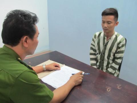 Nguyễn Tấn Linh tại cơ quan điều tra