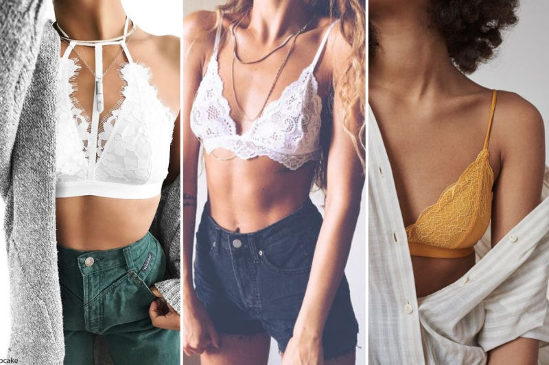 Bralette thời trang cũng là 1 dạng cơ bản của áo lót nhưng không có tác dụng nâng đỡ.