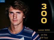 Thể thao - Nóng tennis: Zverev chạm mốc 300 chiến thắng, Tsitsipas thua sốc ở Vienna Open