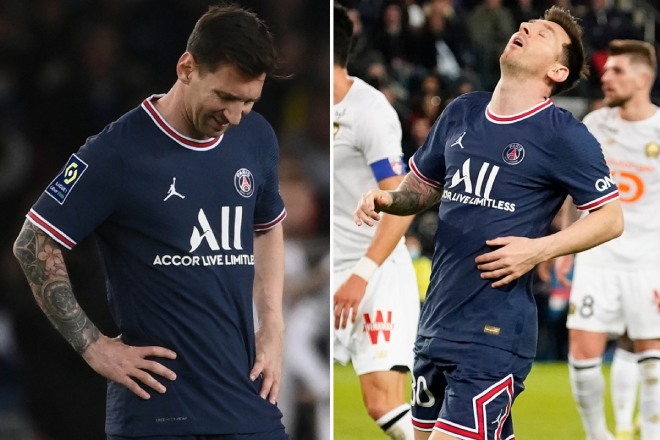 Messi không còn là "bất khả xâm phạm" ở PSG sau khi 2 lần bị thay ra giữa chừng