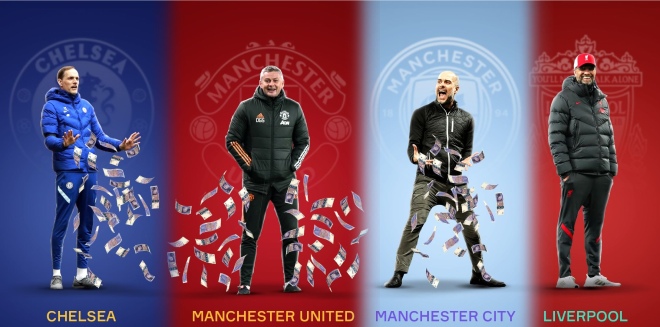 Solskjaer tỏ ra lạc lõng về đẳng cấp, thành tích so với Tuchel, Pep hay Klopp