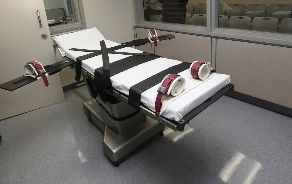 Ghế tử hình phạm nhân tiêm thuốc độc ở nhà tù bang Oklahoma (ảnh: AP)