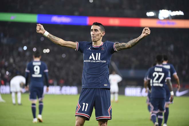 Di Maria tỏa sáng, giúp PSG ngược dòng thành công