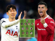 Bóng đá - Siêu đội hình kết hợp MU - Tottenham: Ronaldo đá cặp Son Heung Min, Kane ra rìa