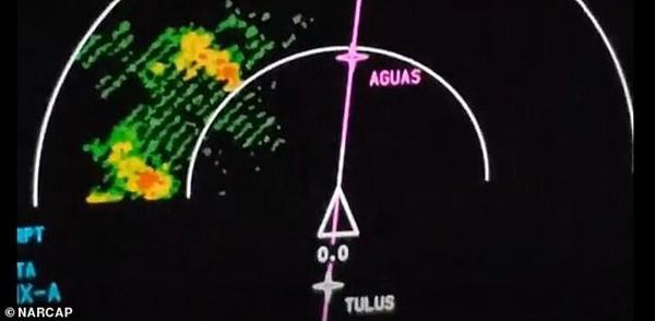 Điều lạ là vật thể không xuất hiện trên radar của máy bay, các chuyên gia cho rằng nó có thể có một "khiên trường lực". Ảnh: NARCAP.