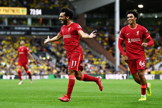 Mohamed Salah đang chơi thăng hoa trong màu áo Liverpool mùa này