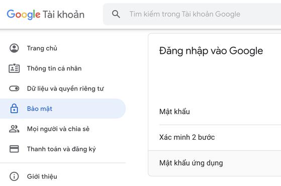 Kích hoạt tính năng bảo mật 2 lớp trên Google.