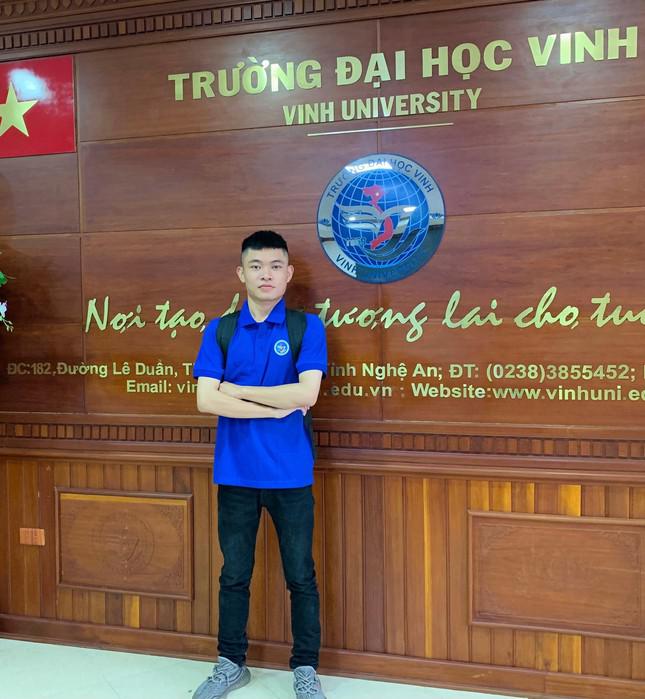 Nguyễn Tiến Anh- sinh viên ngành Công nghệ Thực phẩm, Viện Công nghệ Hoá Sinh – Môi trường, Trường Đại học Vinh.
