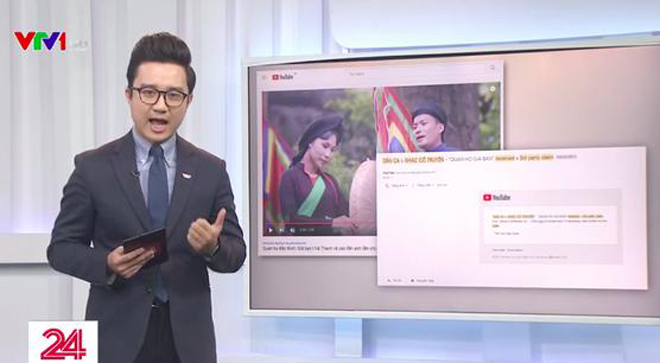 Quan Họ Bắc Ninh Giã Bạn cũng bị công ty này đánh bản quyền