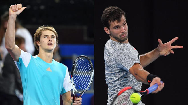 Alexander Zverev phải rất cảnh giác khi đối đầu "Tiểu Federer" Dimitrov trong lần thứ tư họ so vợt với nhau