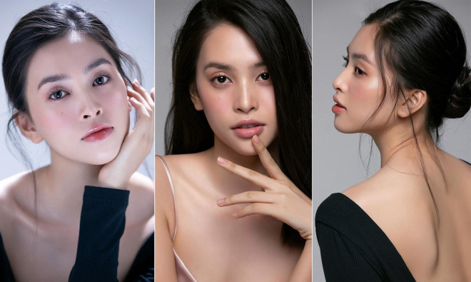 Trang điểm trong veo, Hoa hậu Tiểu Vy vẫn đẹp hút hồn với gương mặt đạt &#39;tỷ lệ vàng&#39; - 1