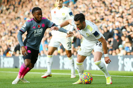 Video bóng đá Leeds United - Leicester: Mãn nhãn siêu phẩm, 2 bàn trong 2 phút (Vòng 11 Ngoại hạng Anh)