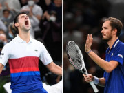 Thể thao - Trực tiếp tennis Djokovic - Medvedev: Đòn kết liễu hoàn hảo (Chung kết Paris Masters) (Kết thúc)