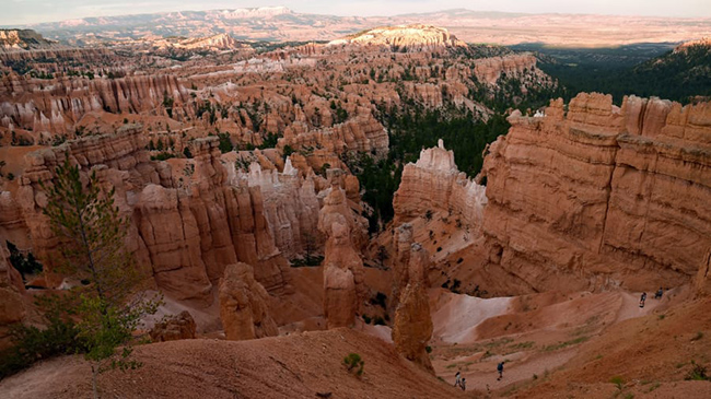 Bryce Canyon, Utah: Mặc dù ít được biết đến&nbsp;hơn nhiều so với công viên quốc gia Grand Canyon gần đó, nhưng Bryce Canyon được cho là ấn tượng không kém.
