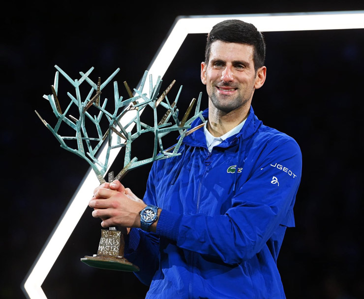 Lần thứ 6 trong sự nghiệp, Nole vô địch đơn nam Paris Masters