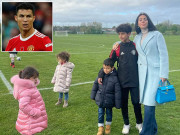 Bóng đá - &quot;Quý tử&quot; nhà Ronaldo được &quot;hộ tống&quot; như siêu sao ở MU, có tiềm năng đá hay hơn bố