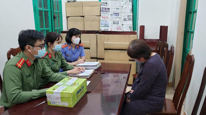 Cơ quan An ninh điều tra CATP Hà Nội và VKSND TP lấy cung đối tượng Ngô Thị Chinh