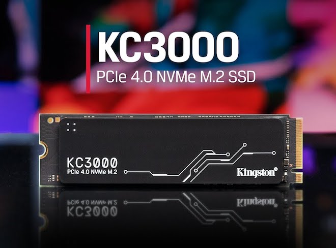 Ổ cứng SSD&nbsp;KC3000 của&nbsp;Kingston.