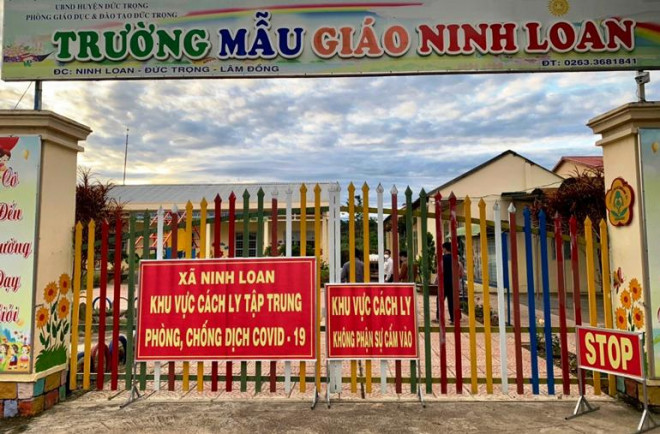 Phong tỏa toàn xã Ninh Loan, huyện Đức Trọng truy vết F0 mắc Covid-19 ngoài cộng đồng.