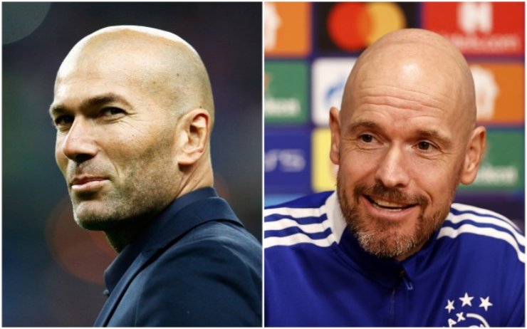 Erik Ten Hag và Zidane từ chối ngồi vào "ghế nóng" MU