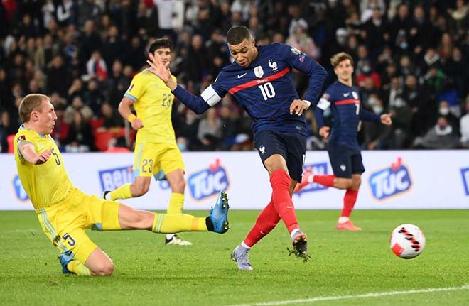 Mbappe ghi 4 bàn vào lưới&nbsp;Kazakhstan