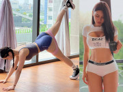 Thể thao - Hot girl làng Gym Trang Lê hé lộ chiêu tập có thân hình “đồng hồ cát”