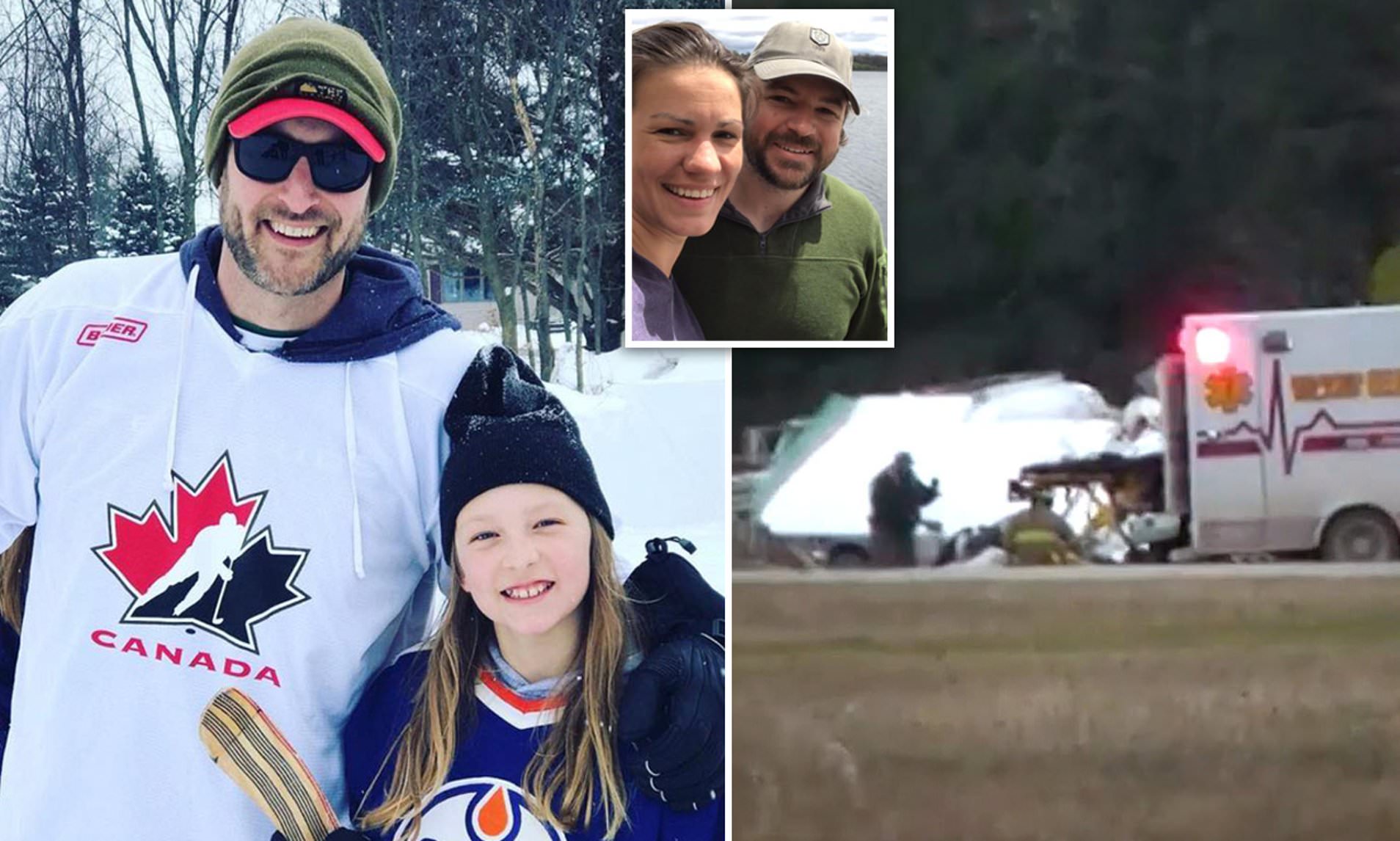 Người cha đã ôm chặt con gái, giúp cô bé sống sót trong vụ rơi máy bay.