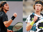 Thể thao - Video tennis Tsitsipas - Rublev: 2 set bùng nổ, chiến quả xứng đáng (ATP Finals)