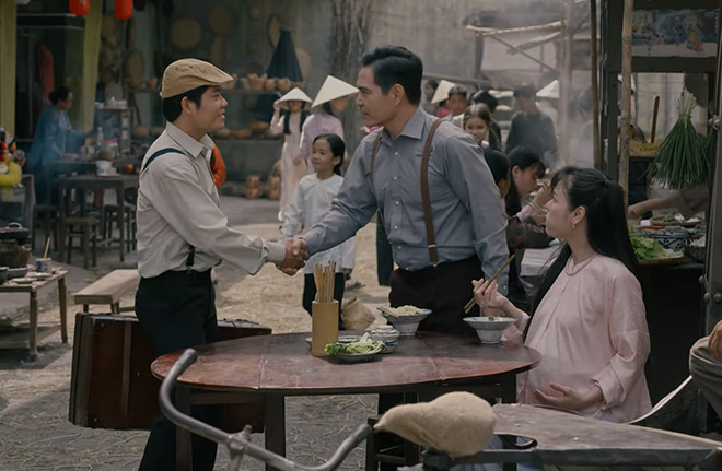Phân cảnh của nhạc sĩ Nguyễn Văn Chung trong phim "Lưới trời"