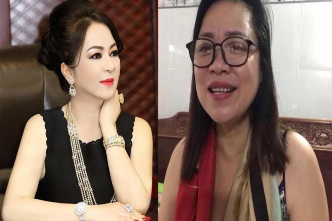 Bà Nguyễn Phương Hằng và bà Nguyễn Thị Thu Hương - chủ của kênh Youtube “ma sơ vui vẻ”.