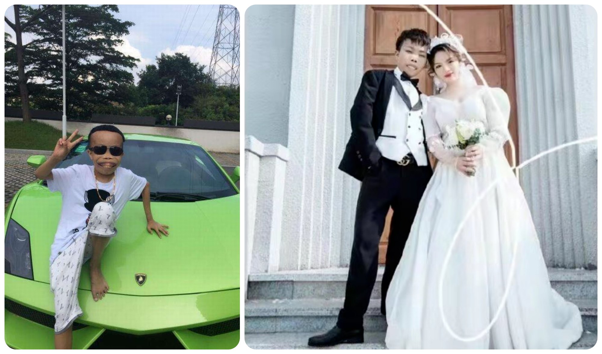 Ảnh cưới của “đại gia dỏm” Trần Sơn và vợ sắp cưới (ảnh: Sohu)