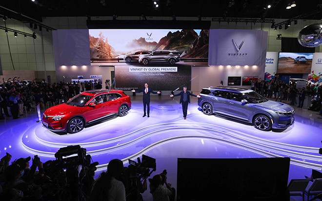 Vinfast ra mắt thương hiệu xe điện tại Los Angeles Auto Show 2021 - 1