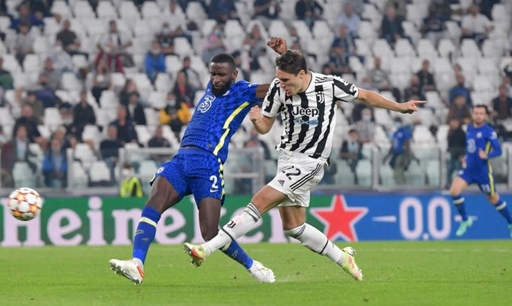 Juventus từng hạ gục Chelsea 1-0 trên đất Italia ở lượt đi Champions League mùa này