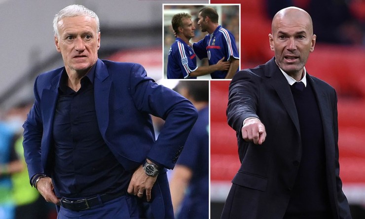 Zidane đang nhắm tới chiếc ghế HLV trưởng đội tuyển Pháp thay đồng đội cũ Didider Deschamps