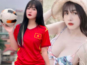 Đời sống Showbiz - Hot girl vô tư nhảy nhót ở SVĐ Mỹ Đình phản ứng &quot;lạ&quot; khi bị dân mạng chỉ trích