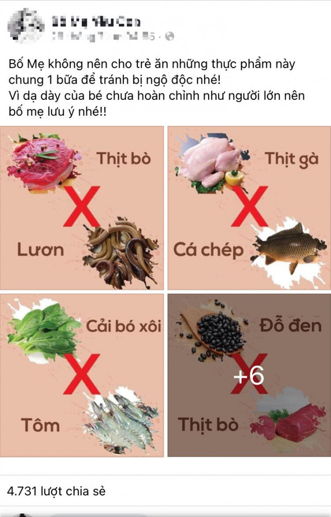 Thông tin chia sẻ trên mạng