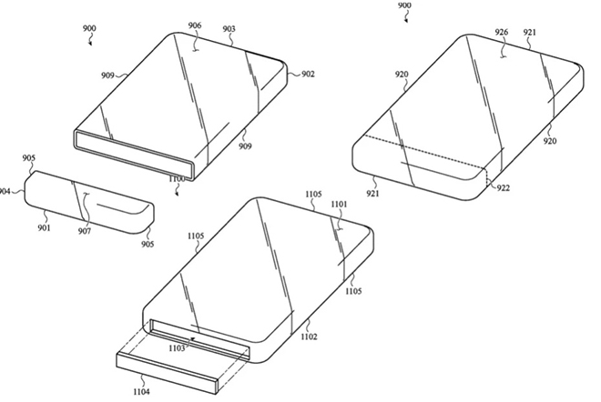 Bằng sáng chế iPhone hoàn toàn bằng kính.