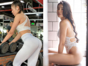 Thể thao - Hot girl Phương Trang 3 vòng cực đẹp 90-62-96cm gây “sốt” phòng Gym