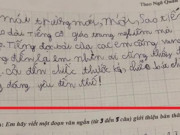 Giáo dục - du học - Tự giới thiệu về bản thân, cậu học trò viết một câu khiến cô giáo đứng hình