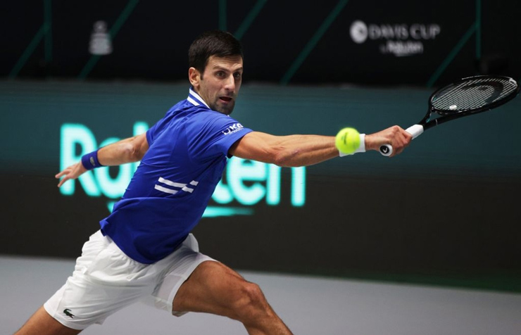 Novak Djokovic khởi đầu suôn sẻ ở Davis Cup 2021