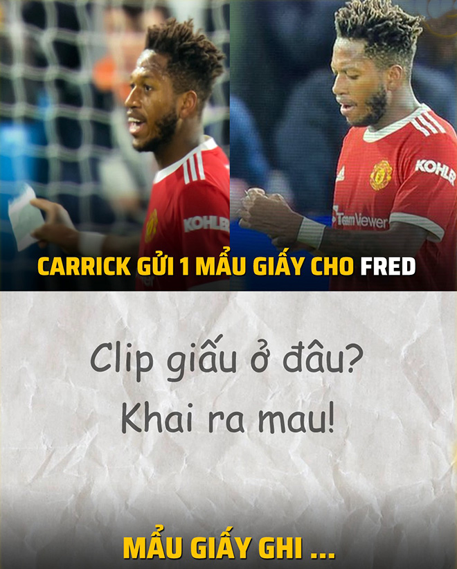 Nội dung từ giấy Carrick gửi cho Fred.