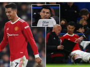 Bóng đá - Ronaldo nổi điên vì ngồi dự bị: Ăn thẻ vàng vô duyên, phớt lờ fan MU sau trận