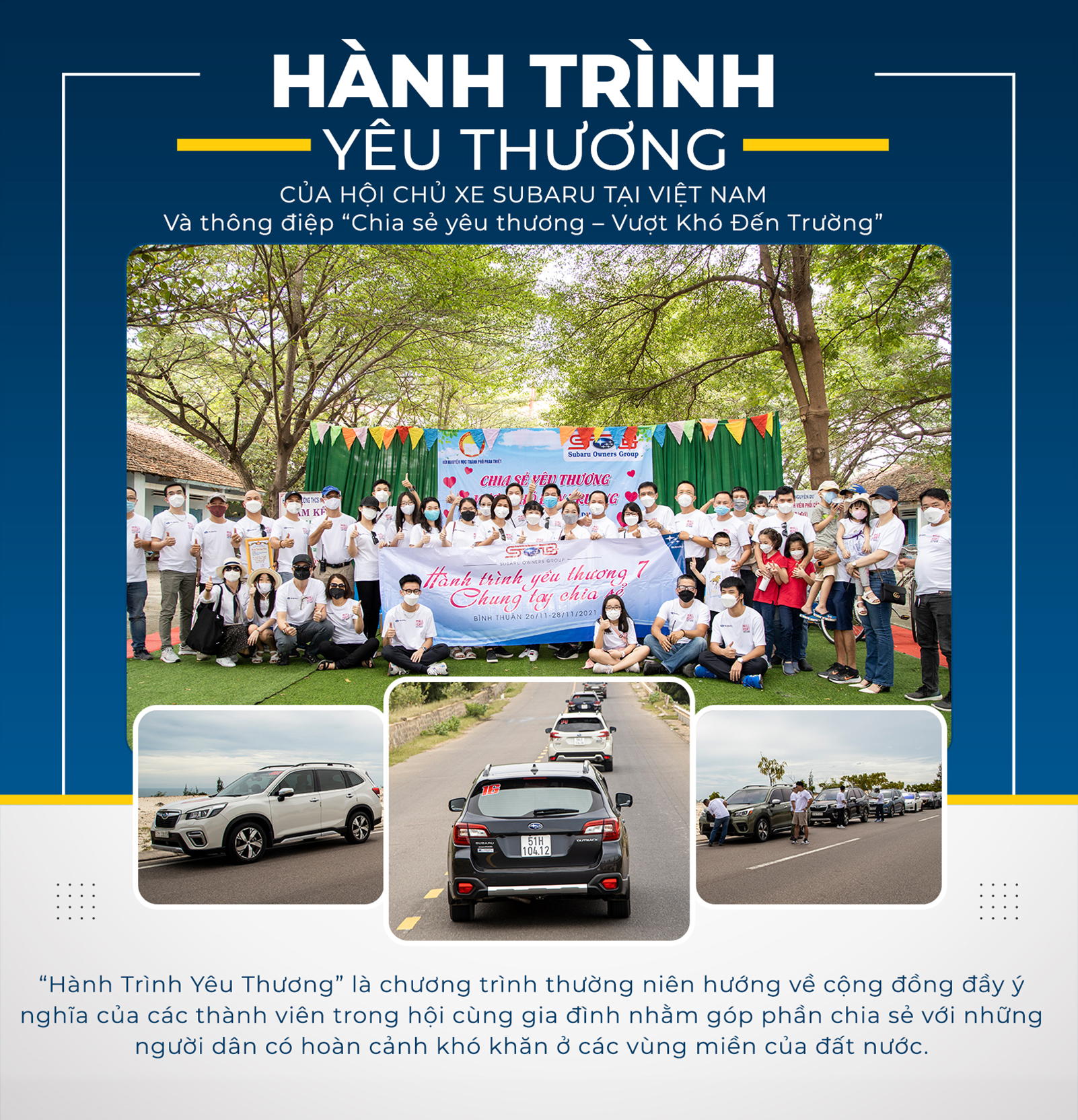 Hành trình chia sẻ yêu thương của hội chủ xe Subaru tại Việt Nam - 1