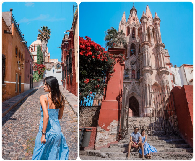 Thị trấn Izamal nhuộm một màu vàng rực rỡ, trong khi San Miguel de Allende có phần cổ kính hơn